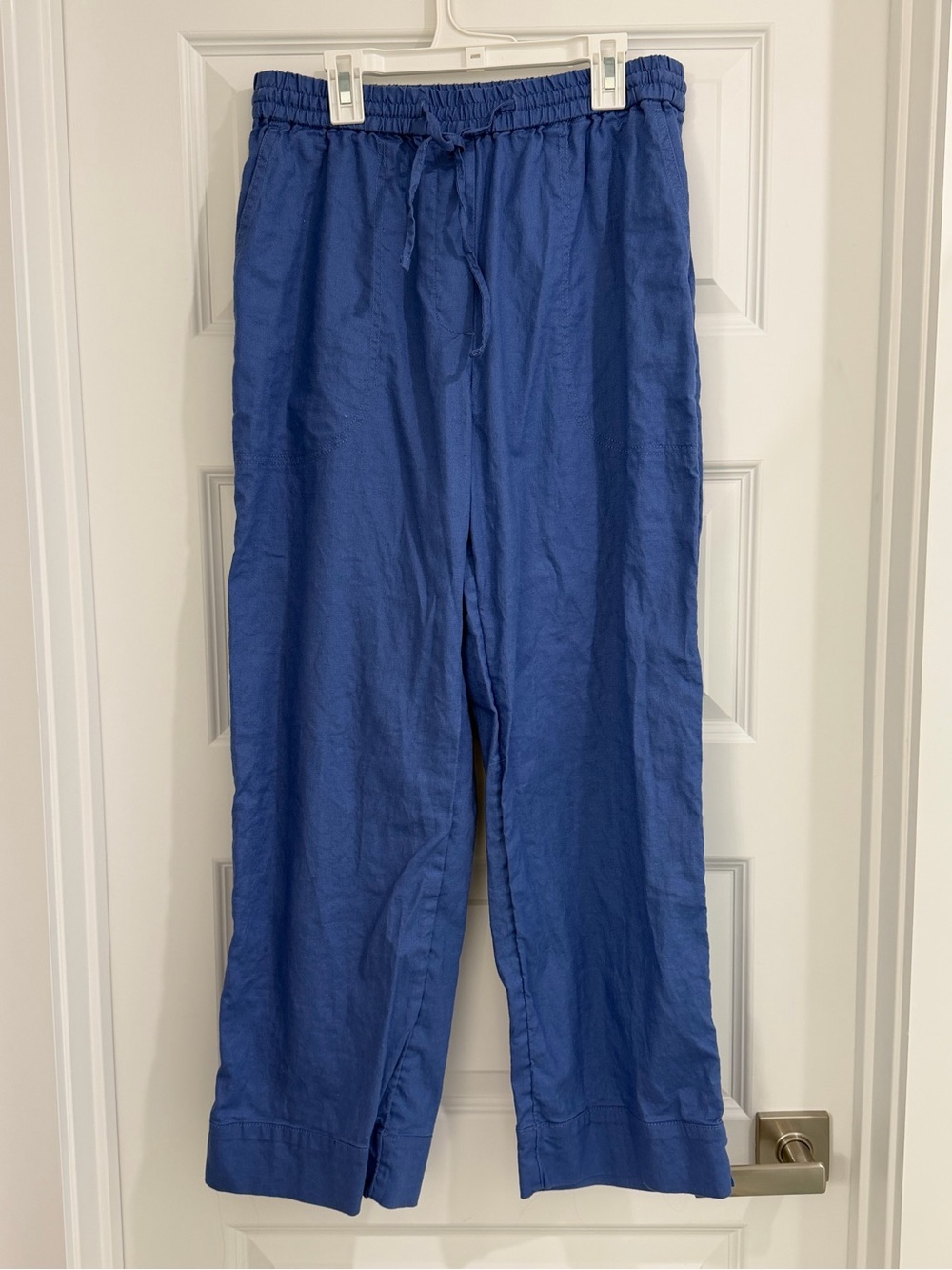 Banana Republic Straight High-Rise Linen Blend Pants